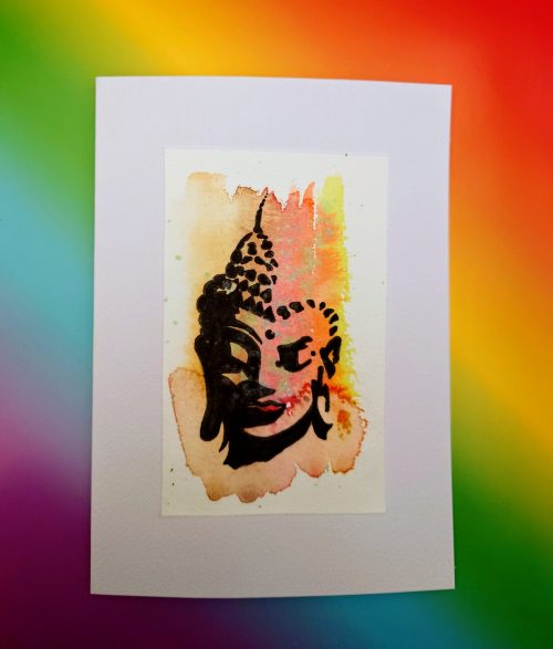 Buddha greetings card